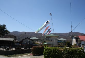 Carp kites in Japan to celebrate children's day